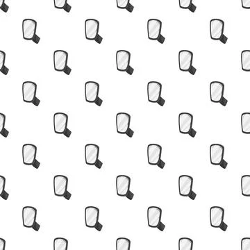 Car side mirror repeating pattern seamless background Stock Illustration