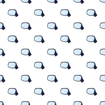 Car side mirror seamless pattern creating a repeating background 库存插图