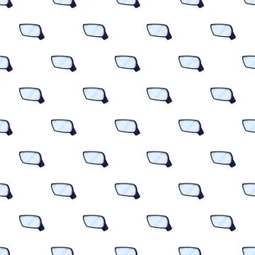 Car side mirror seamless pattern creating automotive background イラスト素材