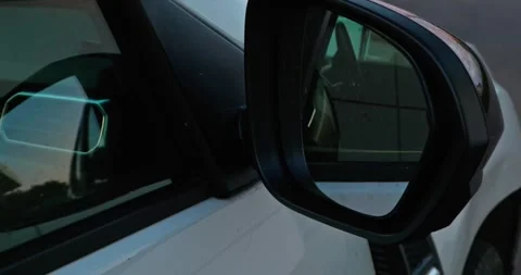 Car Side Mirror View 3 Stock-Footage 314449443