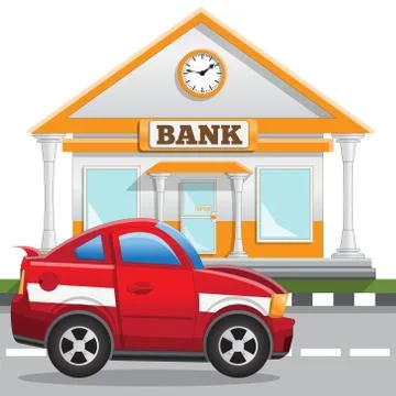 Car. Side view. Stock Illustration