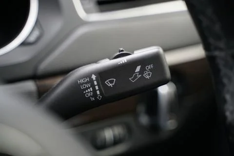 Car signal switch Stock Photos