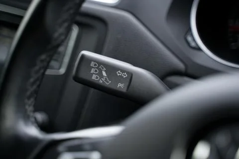 Car signal switch Stock Photos