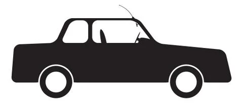 Car Silhouette Stock Illustration