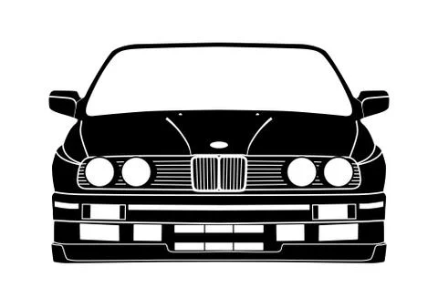 Car silhouette Stock Illustration