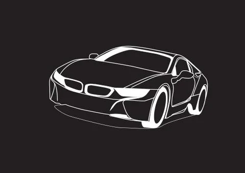 Car silhouette Stock Illustration