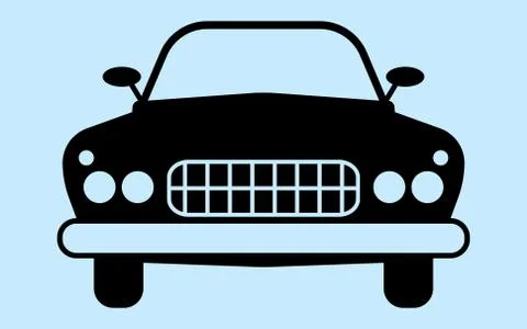 Car silhouette Stock Illustration