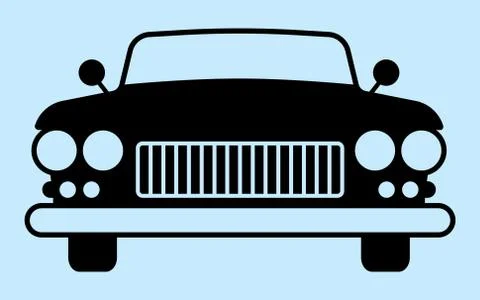 Car silhouette Stock Illustration