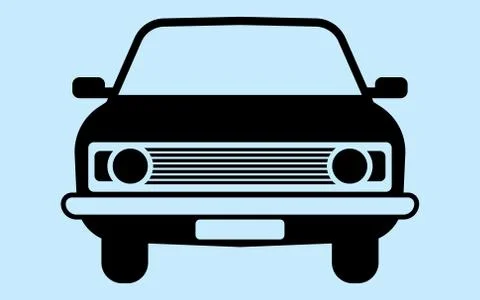 Car silhouette Stock Illustration