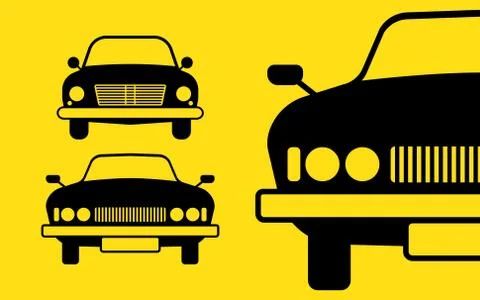 Car silhouette Stock Illustration