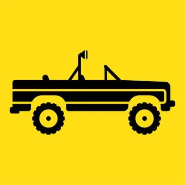 Car silhouette Stock Illustration