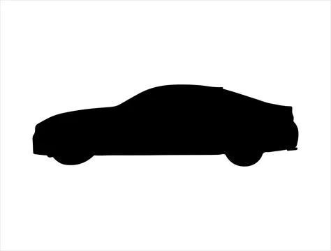 Car silhouette vector art Stock Illustration