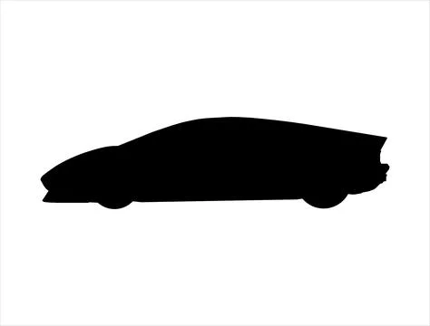 Car silhouette vector Stock Illustration