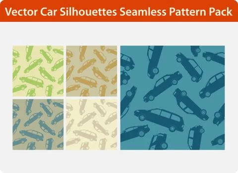 Car silhouettes Stock Illustration