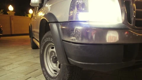 Car silver jeep Stock Footage 134460462
