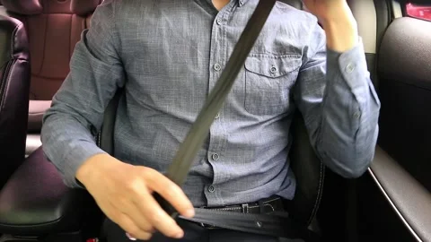 Car sitbelt 2 Stock-Footage 153274443