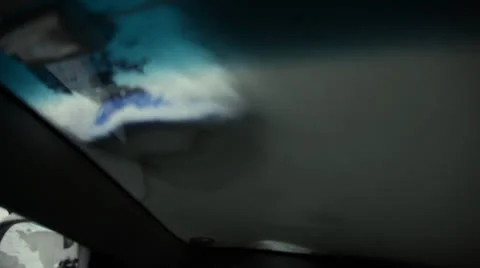 Car in snow Stock Footage 23261699