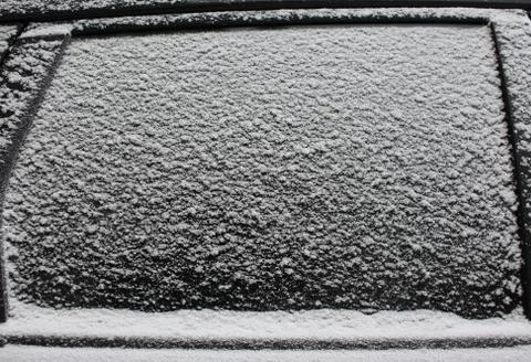Car in the snow Stock Photos