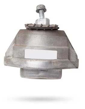 A car spare part for installing the engine - engine support. Spare parts ca.. Fotos de archivo