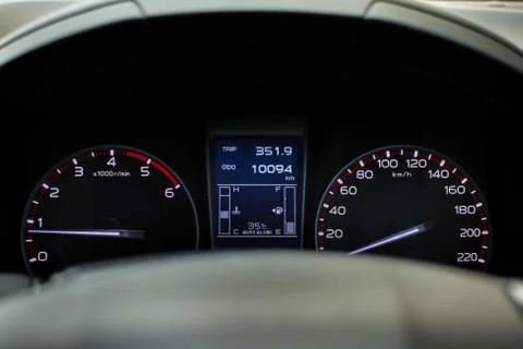 Car speed meter Stock Photos