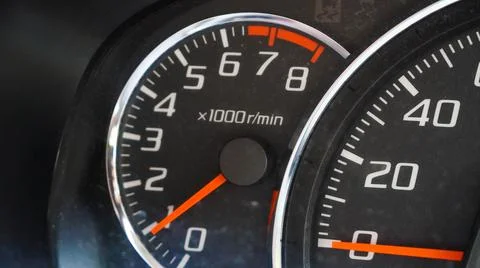 Car speed meter Stock Photos