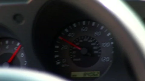 Car Speedometer Stock Footage 595127