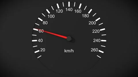 Car speedometer Stock Footage 8519427