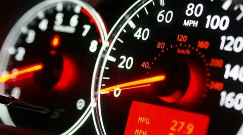 Car speedometer Stock Footage 20475637