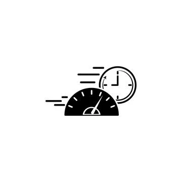 Car speedometer icon. Element of speed icon for mobile concept and web apps Stock Illustration