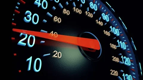 Car speedometer. The load on the engine. Stock-Footage 103039936