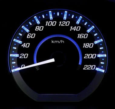 Car speedometer Stock-Fotos