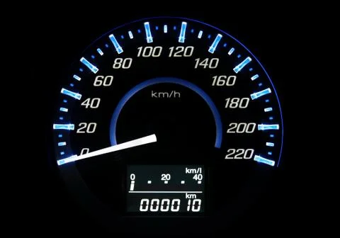 Car speedometer Stock Photos