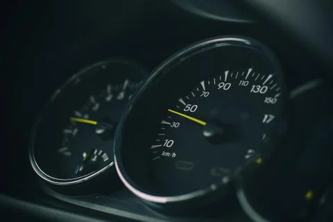 Car speedometer Stock Photos