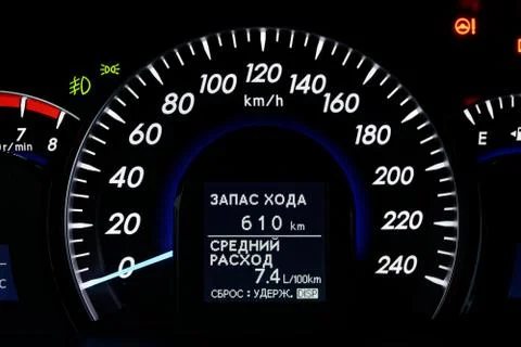 Car speedometer Stock Photos