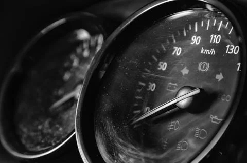 Car speedometer Stock Photos