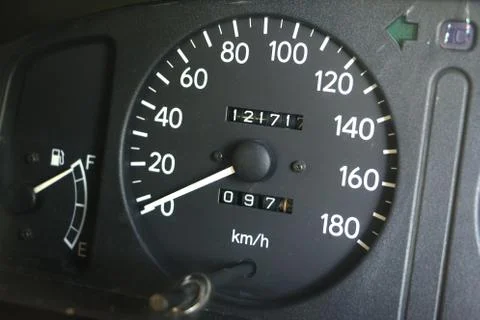 Car Speedometer 스톡 사진