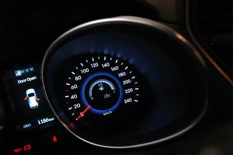 Car speedometer Foto stock