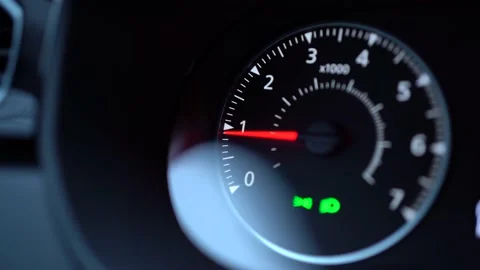 Car speedometer reaching highest speed, extremely fast driving Video stock 153465771