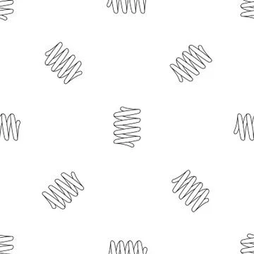 Car spring coil pattern seamless 스톡 일러스트