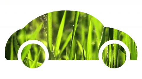 Car spring grass V1 - HD Stock Footage 752967