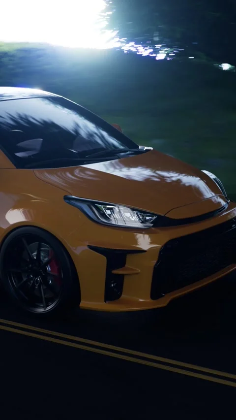 Car on a spring trip Видео 328322011