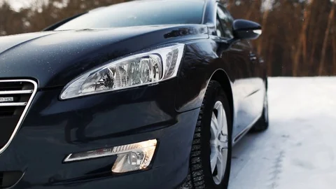 The car started to move Stock Footage 86644367
