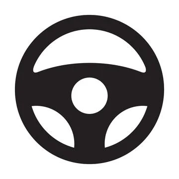 Car steering wheel icon vector for your web site design, logo, app, UI. illus Stock Illustration