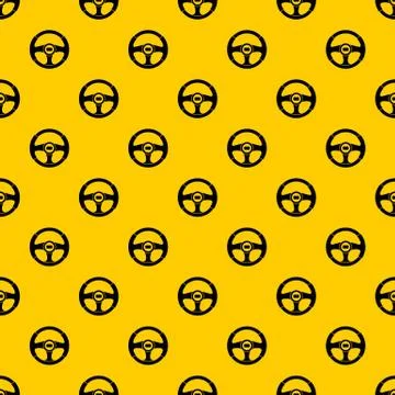 Car steering wheel pattern vector Stock Illustration