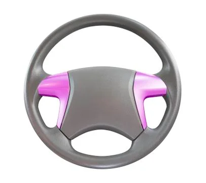 Car steering wheel 库存照片