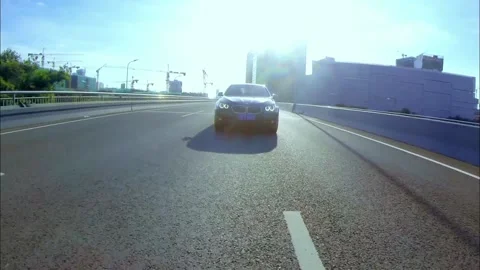 Car street Stock Footage 235268634