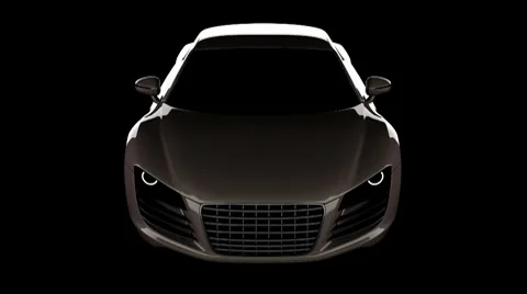 Car in studio with alpha 스톡 동영상 7557339