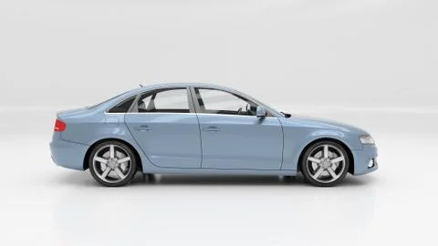 Car in studio Illustrazione stock