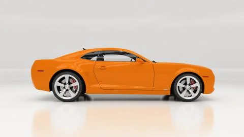 Car in studio Stock Illustration