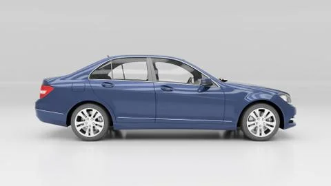 Car in studio Illustrazione stock